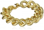 1AR by UnoAerre 18k Gold-Plated Groumette Chain Link Bracelet, 8.5