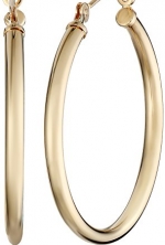 10k Yellow Gold Hoop Earrings