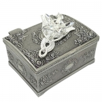 REINDEAR Silver Plated Lord of the Rings Arwen's Evenstar Pendant Necklace US Seller (Necklace with Jewelry Box)