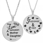 STEELTIME Beautiful Stainless Steel 'Love Is Forever' Pendant